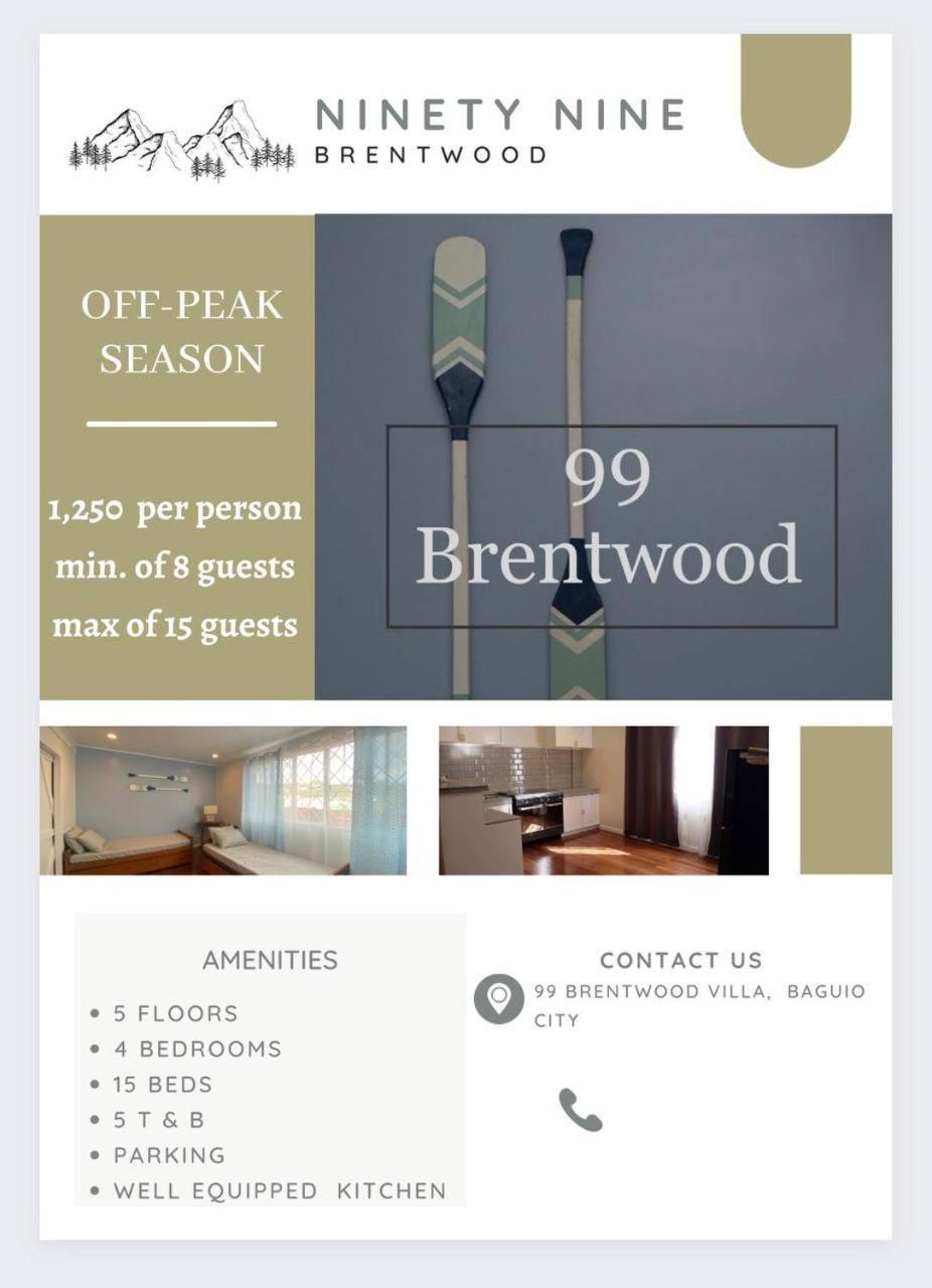 99 Brentwood Villa Baguio City Kültér fotó